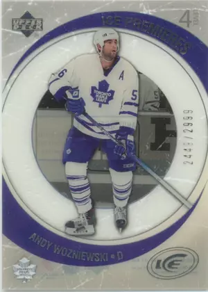 2005-06 ICE - ANDY WOZNIEWSKI #172 ICE PREMIERES 2449/2999