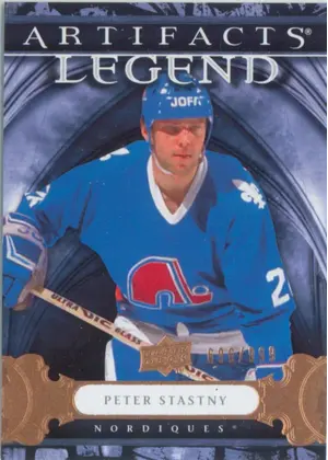 2009-10 ARTIFACTS - PETER STASTNY #119 LEGENDS 696/999