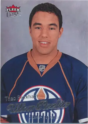2008-09 FLEER ULTRA - THEO PECKHAM #220 ROOKIE