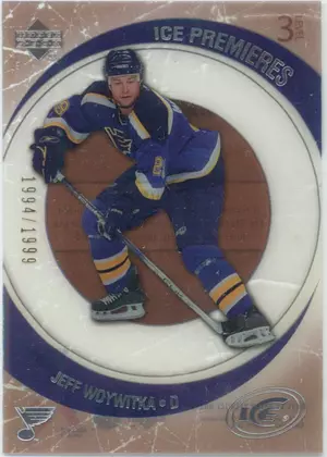 2005-06 ICE - JEFF WOYWITKA #142 ICE PREMIERES 1994/1999