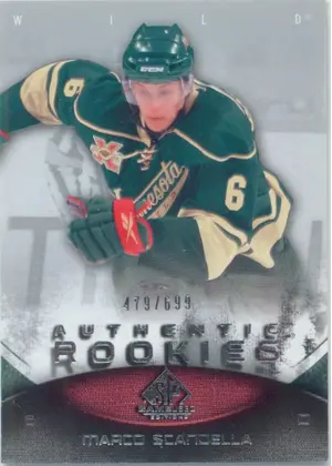 2010-11 SP GAME USED - MARCO SCANDELLA #112 AUTHENTIC ROOKIES 479/699