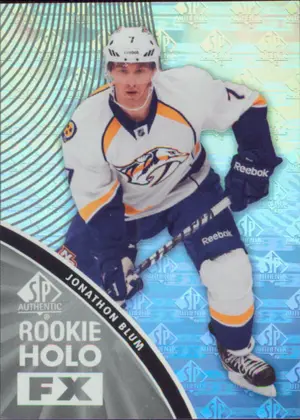 2011-12 SP AUTHENTIC - JONATHON BLUM #RFX14 ROOKIE HOLO FX