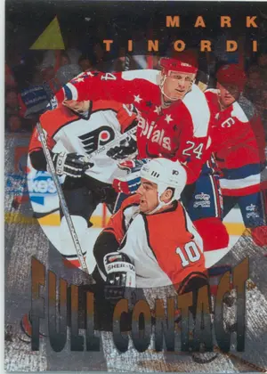 1995-96 PINNACLE - MARK TINORDI #10 FULL CONTACT