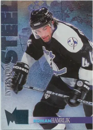 1995-96 FLEER METAL - ROMAN HAMRLIK #6 INTERNATIONAL STEEL