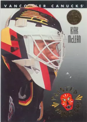 1993-94 LEAF - KIRK McLEAN #3 PAINTED WARRIORS