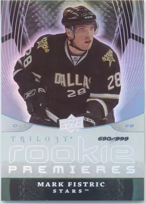 2008-09 TRILOGY - MARK FISTRIC #143 ROOKIE 690/999