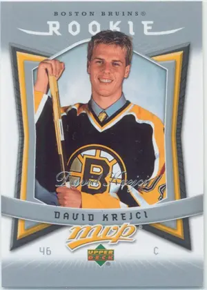 2007-08 MVP - DAVID KREJCI #308 ROOKIE