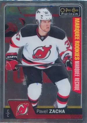 2016-17 O-PEE-CHEE PLATINUM - PAVEL ZACHA #170 MARQUEE ROOKIE