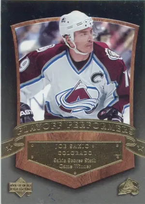2005-06 UPPER DECK - JOE SAKIC #PP6 PLAYOFF PERFORMERS