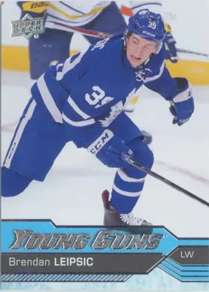 2016-17 UPPER DECK - BRENDAN LEIPSIC #499 YOUNG GUNS