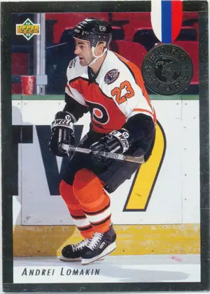 1992-93 UPPER DECK - ANDREI LOMAKIN #E17 EURO STARS
