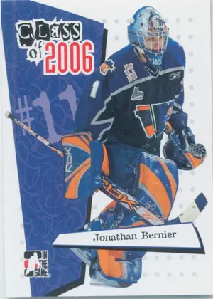 2006-07 HEROES & PROSPECTS - JONATHAN BERNIER #CL-07 CLASS OF 2006