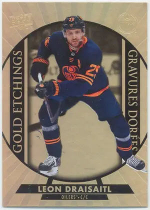 2020-2021 TIM HORTONS - LEON DRAISITL #G-14 GOLD ETCHINGS