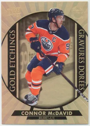 2020-21 TIM HORTONS - CONNOR McDAVID #G-1 GOLD ETCHINGS