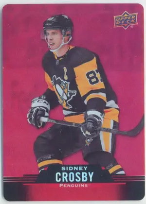 2020-21 TIM HORTONS - SIDNEY CROSBY #DC-25 RED DIE CUTS