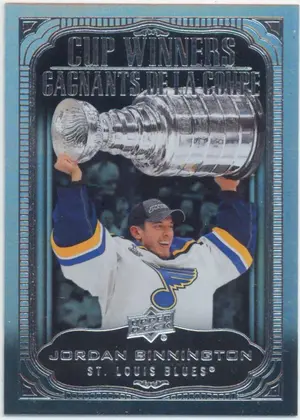 2020-21 TIM HORTONS - JORDAN BINNINGTON #CW-11 CUP WINNERS