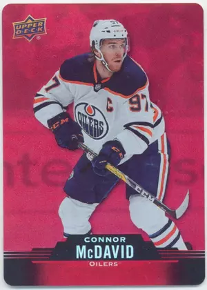2020-21 TIM HORTONS - CONNOR McDAVID #DC-44 RED DIE CUTS