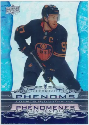 2020-21 TIM HORTONS - CONNOR McDAVID #CC-1 CLEAR CUT PHENOMS