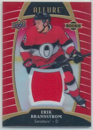 2019-20 ALLURE - ERIK BRANNSTROM #69 RED RAINBOW JERSEY