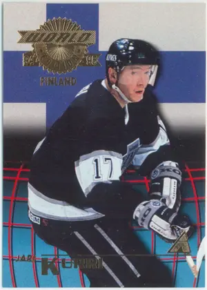 1994-95 PINNACLE - JARI KURRI #WE7 WORLD EDITION