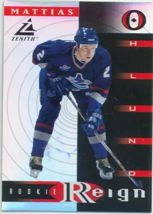 1997-98 ZENITH - MATTIAS OHLUND #13 ROOKIE REIGN