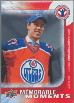 2015-16 NATIONAL HOCKEY CARD DAY IN CANADA - CONNOR McDAVID #CAN16