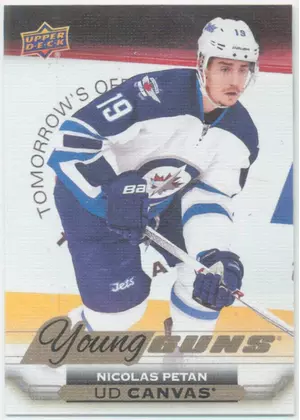 2015-16 UPPER DECK - NICOLAS PETAN #C119 UD CANVAS YOUNG GUNS