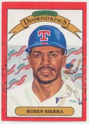 1989 Donruss Diamond Kings - Ruben Sierra #3