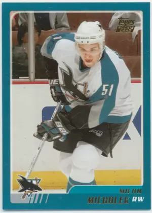 2003-04 TOPPS ROOKIES & TRADED - MILAN MICHALEK #TT150 ROOKIE