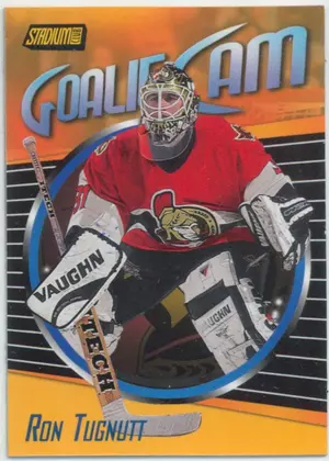 1999-00 STADIUM CLUB - RON TUGNUTT #GC6 GOALIE CAM