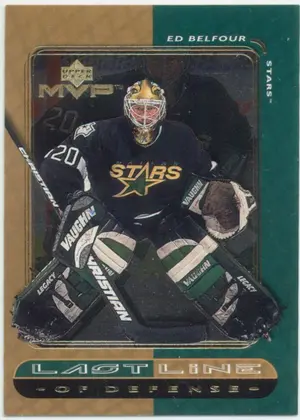 1999-00 MVP - ED BELFOUR #LL5 LAST LINE OF DEFENSE