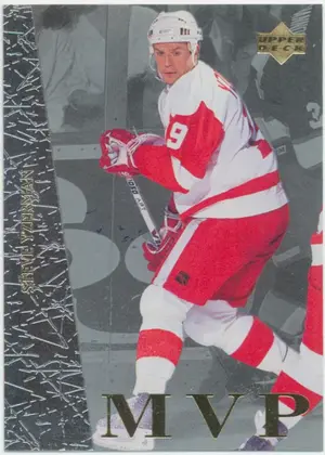 1996-97 COLLECTOR'S CHOICE - STEVE YZERMAN #UD14 MVP