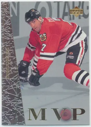 1996-97 COLLECTOR'S CHOICE - CHRIS CHELIOS #UD31 MVP