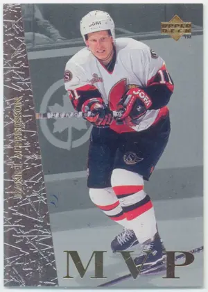 1996-97 COLLECTOR'S CHOICE - DANIEL ALFREDSSON #UD39 MVP