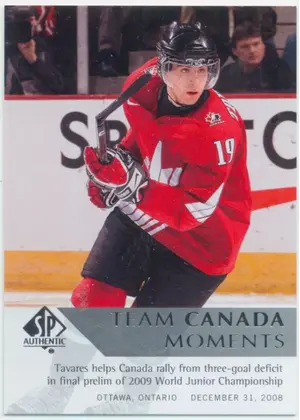 2012-13 SP AUTHENTIC - JOHN TAVARES #198 AUTHENTIC MOMENTS