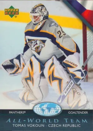 2007-08 UPPER DECK - TOMAS VOKOUN #AW5 ALL-WORLD TEAM