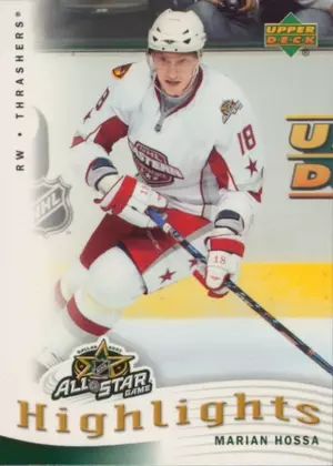2007-08 UPPER DECK - MARIAN HOSSA #AS-12 ALL-STAR HIGHLIGHTS