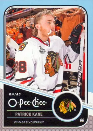 2011-12 O-PEE-CHEE - PATRICK KANE #18 PLAYOFF BEARD VARIATIONS