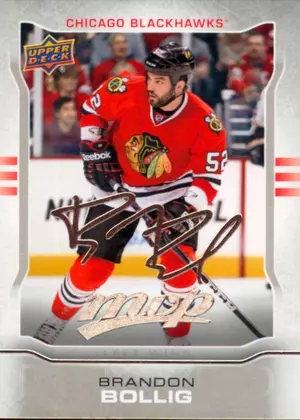 2014-15 MVP - BRANDON BOLLIG #53 SILVER SCRIPT