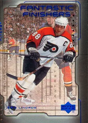 1999-00 UPPER DECK - ERIC LINDROS #FF3 FANTASTIC FINISHERS