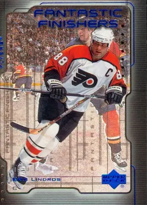 1999-00 UPPER DECK - ERIC LINDROS #FF3 FANTASTIC FINISHERS