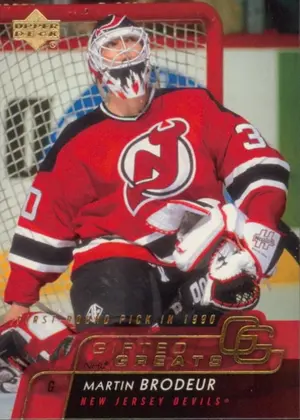 2002-03 UPPER DECK - MARTIN BRODEUR #GG10 GIFTED GREATS