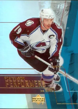 2003-04 UPPER DECK - JOE SAKIC #PS11 POSTSEASON PERFORMERS
