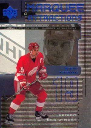 1999-00 UPPER DECK - STEVE YZERMAN #MA9 MARQUEE ATTRACTIONS