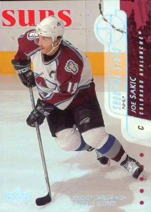 2002-03 UPPER DECK - JOE SAKIC #SS4 SHOOTING STARS