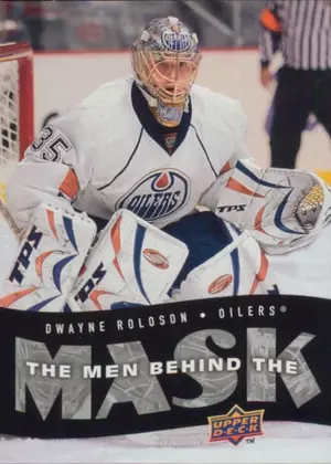 2007-08 UPPER DECK - DWAYNE ROLOSON #BM3 THE MEN BEHIND THE MASK