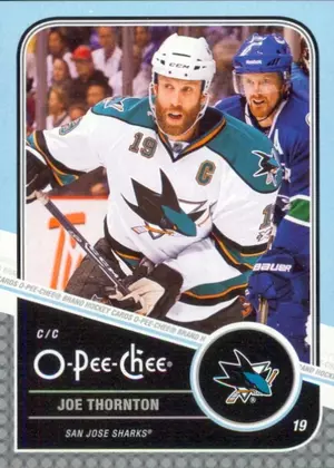 2011-12 O-PEE-CHEE - JOE THORNTON #16 PLAYOFF BEARD VARIATIONS