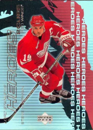 2000-01 UPPER DECK - STEVE YZERMAN #L4 LORD STANLEY'S HEROES