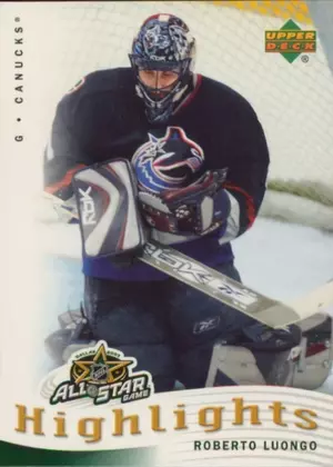 2007-08 UPPER DECK - ROBERTO LUONGO #AS-4 ALL-STAR HIGHLIGHTS
