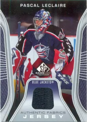 2006-07 SP GAME USED - PASCAL LECLAIRE #AF-PL AUTHENTIC FABRICS JERSEY